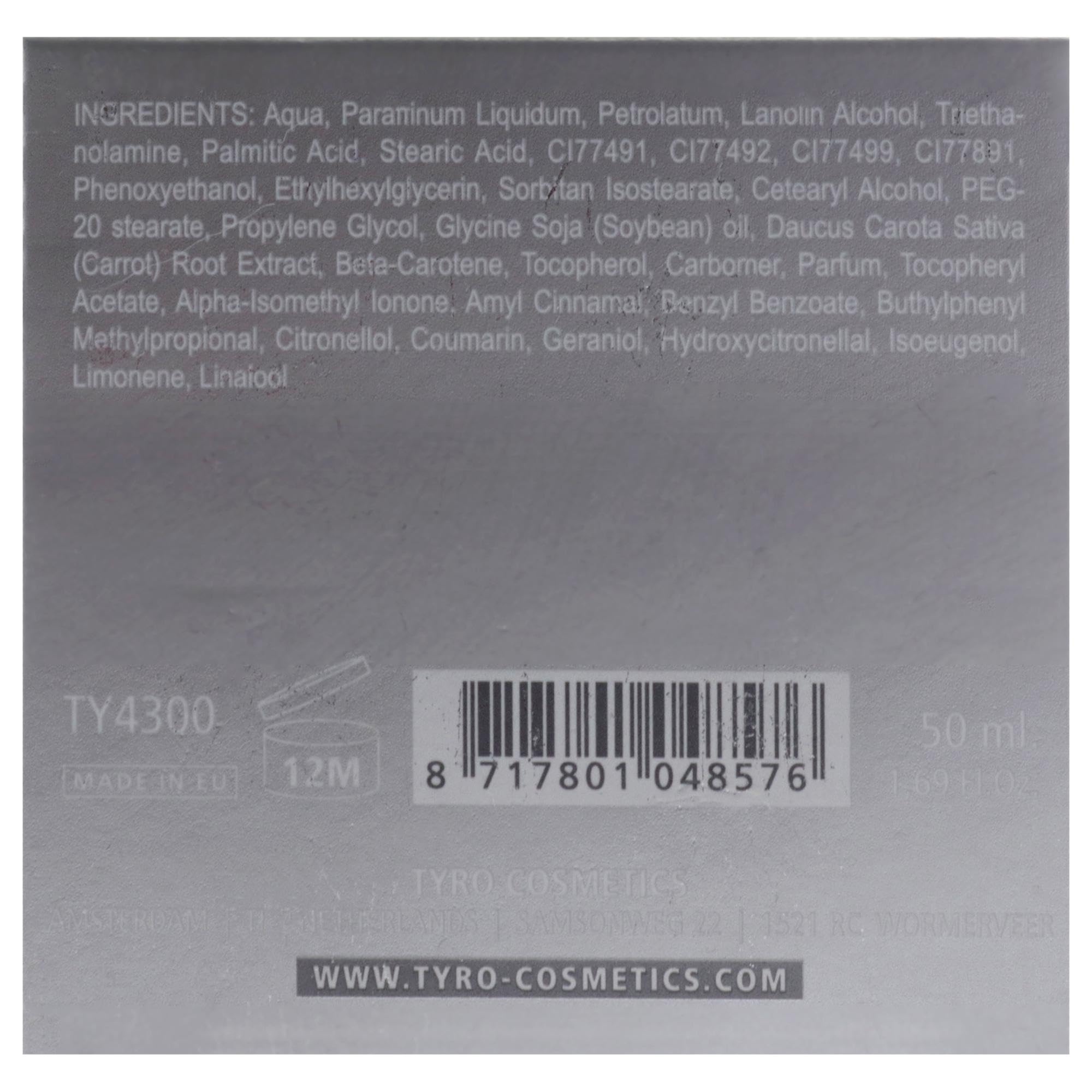 Tyro Tinted Moisturizer for Men & Women - 1.69 oz Hydrating Face Moisturizer with Light Coverage | Perfect for Daily Wear & Natural Makeup Looks