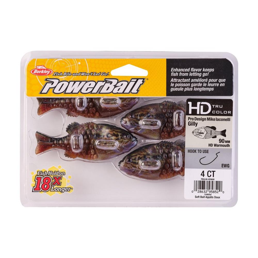 Berkley PowerBait Gilly Swimbait Fishing Lure - Designed by Mike Iaconelli - Perfect for Bass, Trout, and Freshwater Fishing