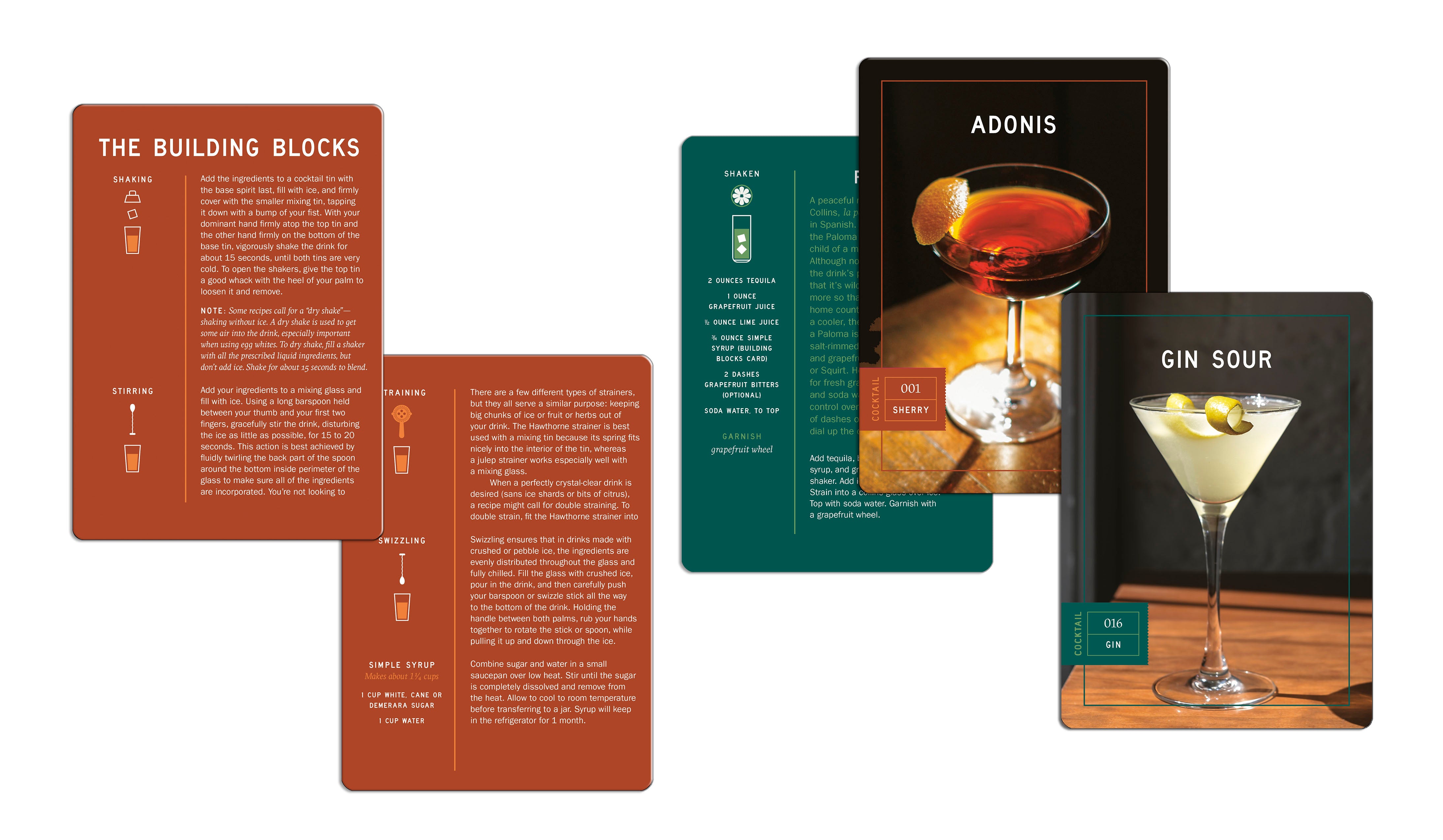 Premium Cocktail Recipe Cards - 50 Classic & Creative Drink Ideas for Home Bartending | Perfect for Parties, Gifts & Mixology Enthusiasts