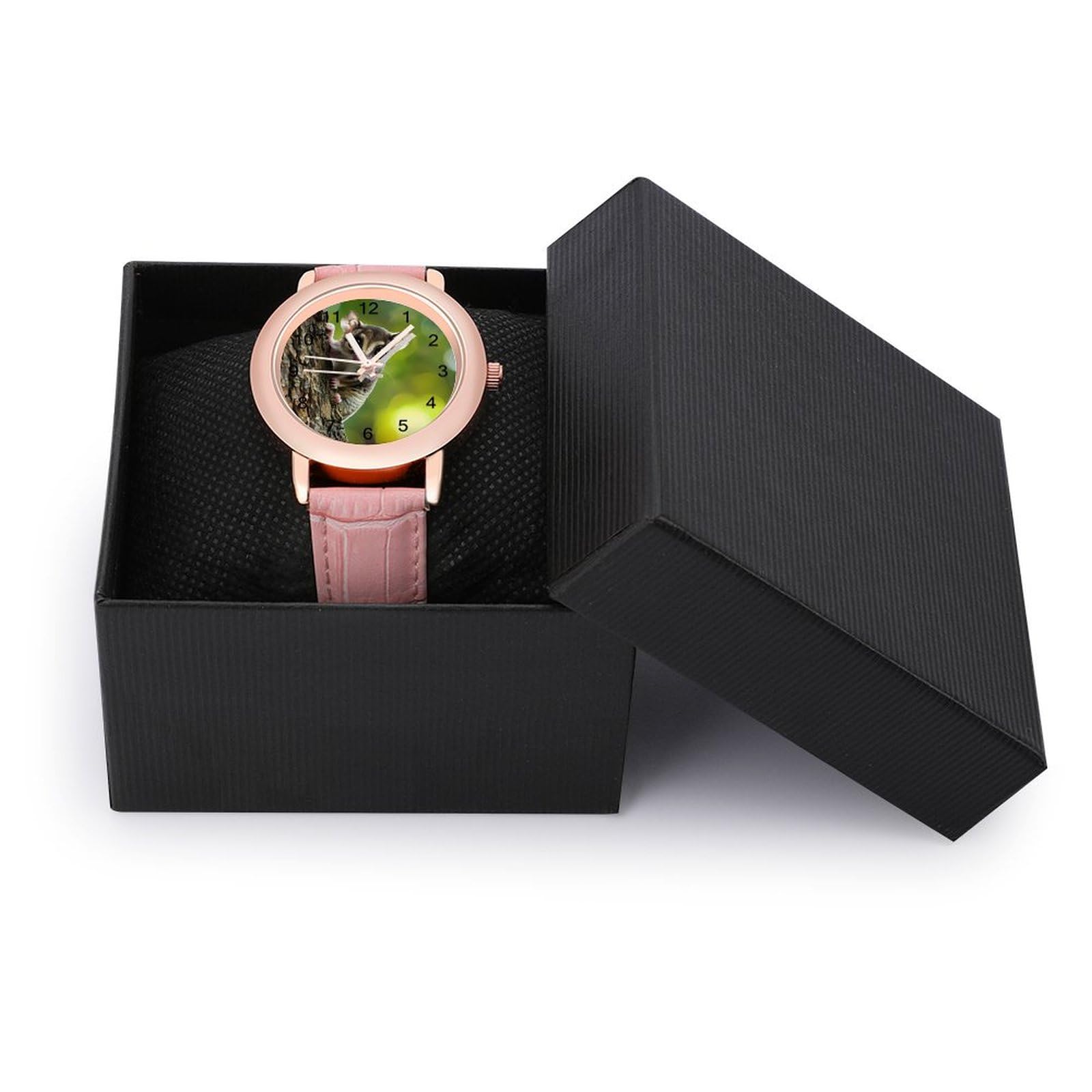 Australia Cute Sugar Glider Women's Watch - Leather Strap Quartz Watch for Travel & Work