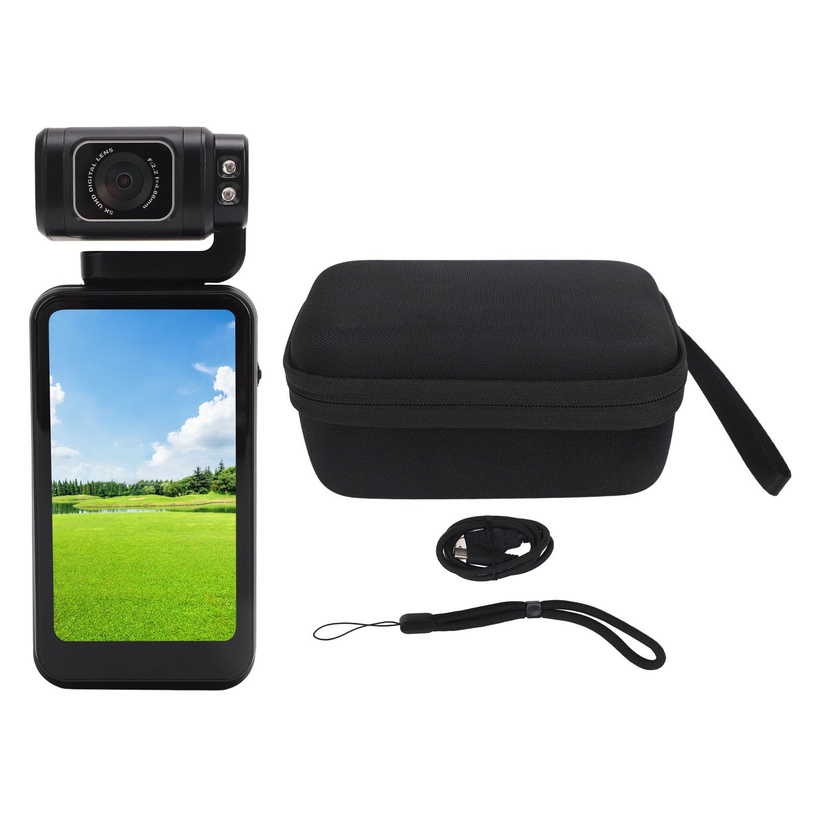 48MP HD Digital Camera with Night Vision - Perfect for Capturing Stunning City Night Scenes, Travel Photography & Vlogging