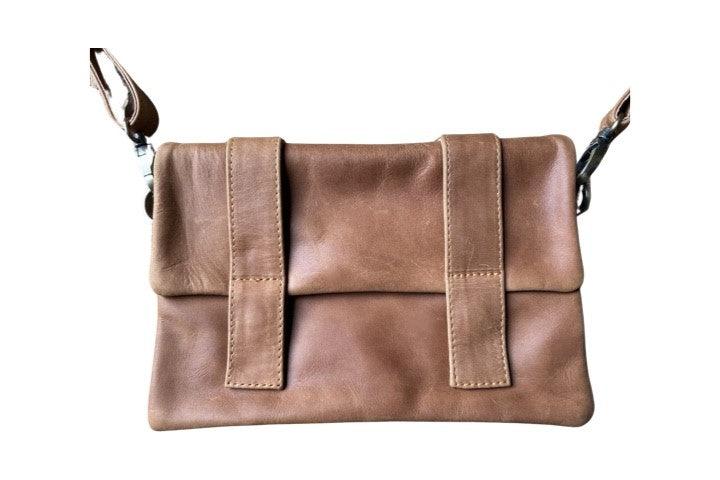 Premium Leather Crossbody Bag for Women - Stylish Tan Shoulder Purse | Perfect for Work, Travel & Everyday Use