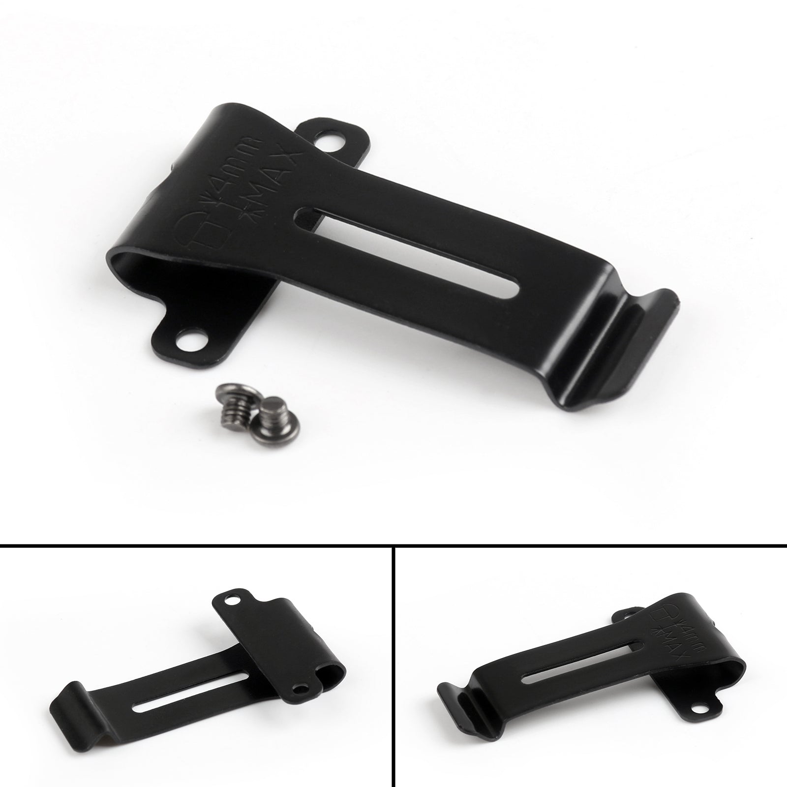 10-Pack Metal Belt Clip for Kenwood TK-208 TK-308 TH-22AT TH-42AT BF-888S BF-666S BF-777S - Durable Radio Accessory for Security, Construction & Outdoor Work