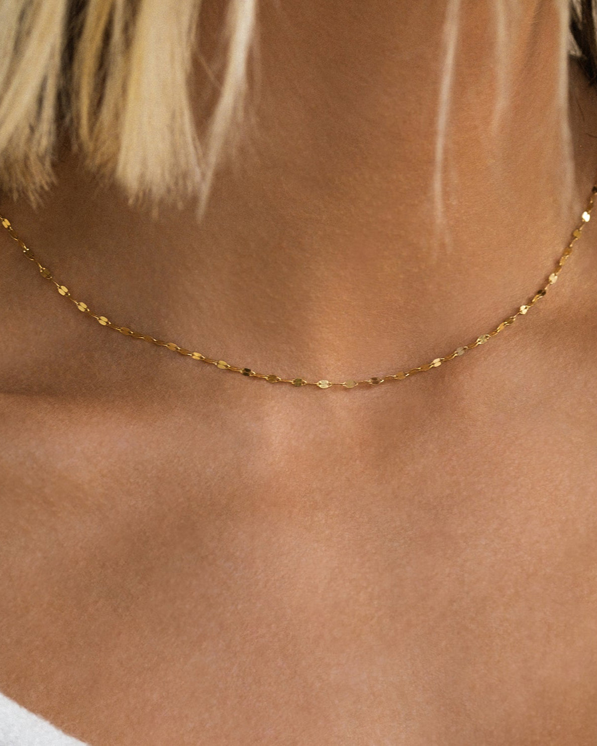 Elegant Shimmering Necklace for Women - Dainty Layering Chain Jewelry Gift for Her - Perfect for Parties, Weddings & Everyday Wear