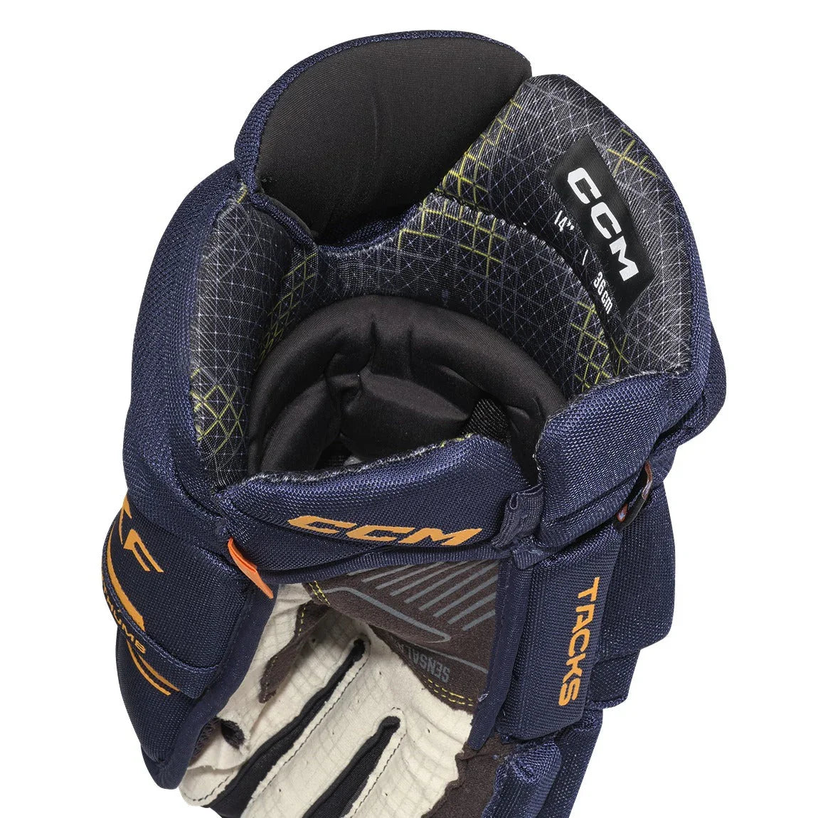 CCM Tacks XF Hockey Gloves for Junior Players - Lightweight Protective Ice Hockey Gloves for Youth - Perfect for Training, Games & Competitive Play
