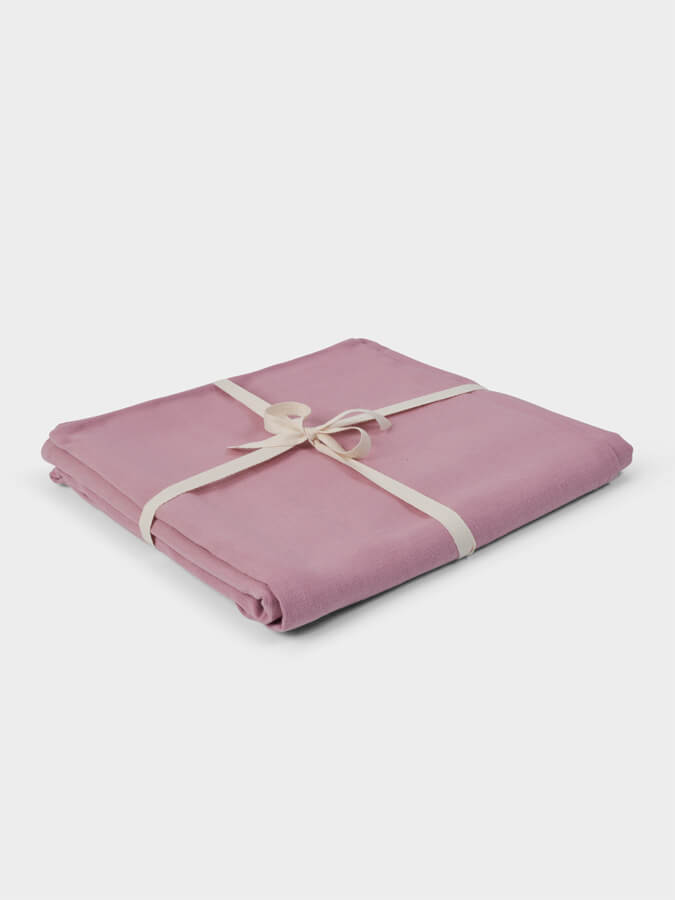GOTS Certified Organic Cotton Yoga Blanket for Meditation, Hot Yoga, and Home Practice - Eco-Friendly & Soft Yoga Mat Cover