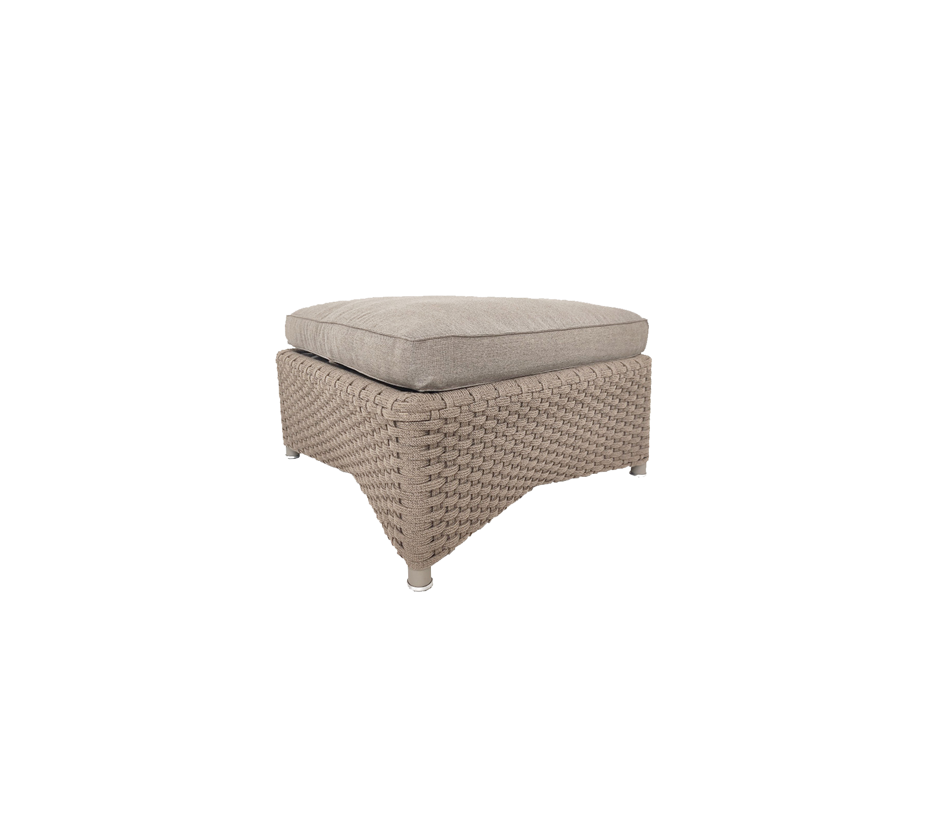Luxury Diamond Pattern Footstool - Soft Padded Ottoman Stool for Living Room, Bedroom & Office - Comfortable Foot Rest with Stylish Design for Home Decor