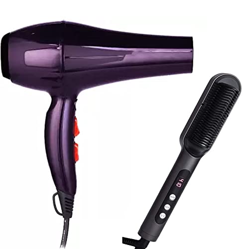 Best Beard Trimmer & Hair Dryer for Men - Professional Grooming Kit with Adjustable Settings - Perfect Gift for Father's Day, Birthday & Travel Use