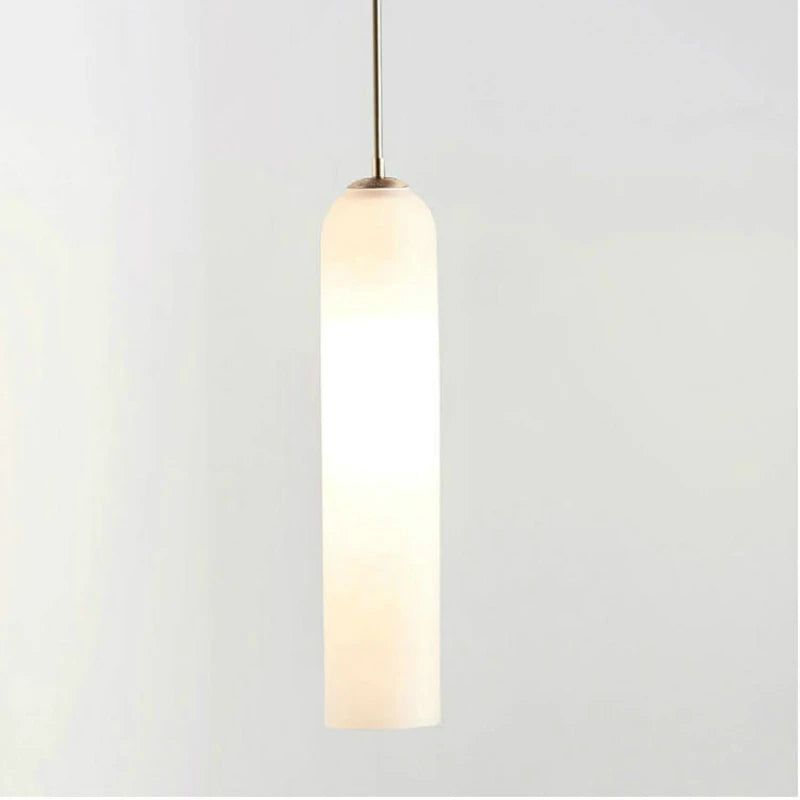 Modern Glass Hanging Pendant Lamp - Elegant Suspension Lighting Fixture for Dining Room, Kitchen Island & Living Room Decor
