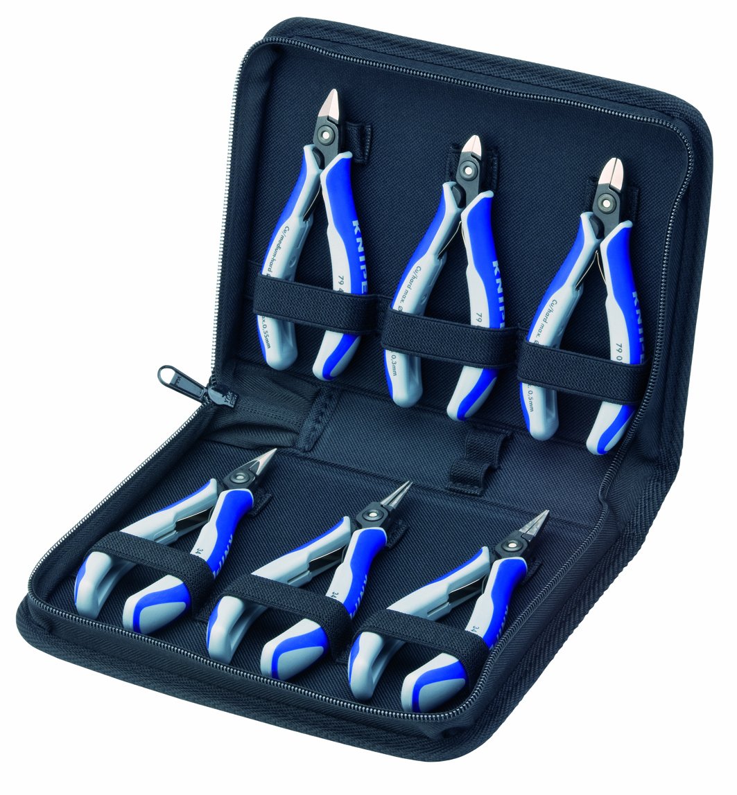 6-Piece Precision Tool Kit with Zipper Pouch - Perfect for Electronics Repair, Jewelry Making & DIY Projects
