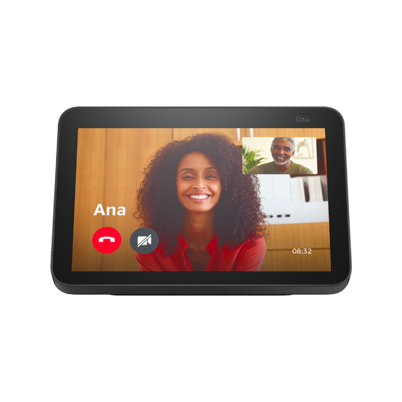 Amazon Echo Show 8 (2nd Gen) - Smart Display with Alexa - Black - Perfect for Home Control, Video Calls & Entertainment