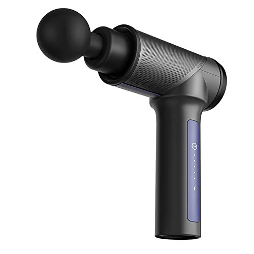 **Meresoy K1 Mini S 3400mAh Cordless Percussion Massage Gun - Deep Tissue Muscle & Fascia Massager for Pain Relief, 5 Speed Levels & 6 Heads, Portable for Athletes & Recovery (Black) – Perfect for Post-Workout, Travel & Home Use**