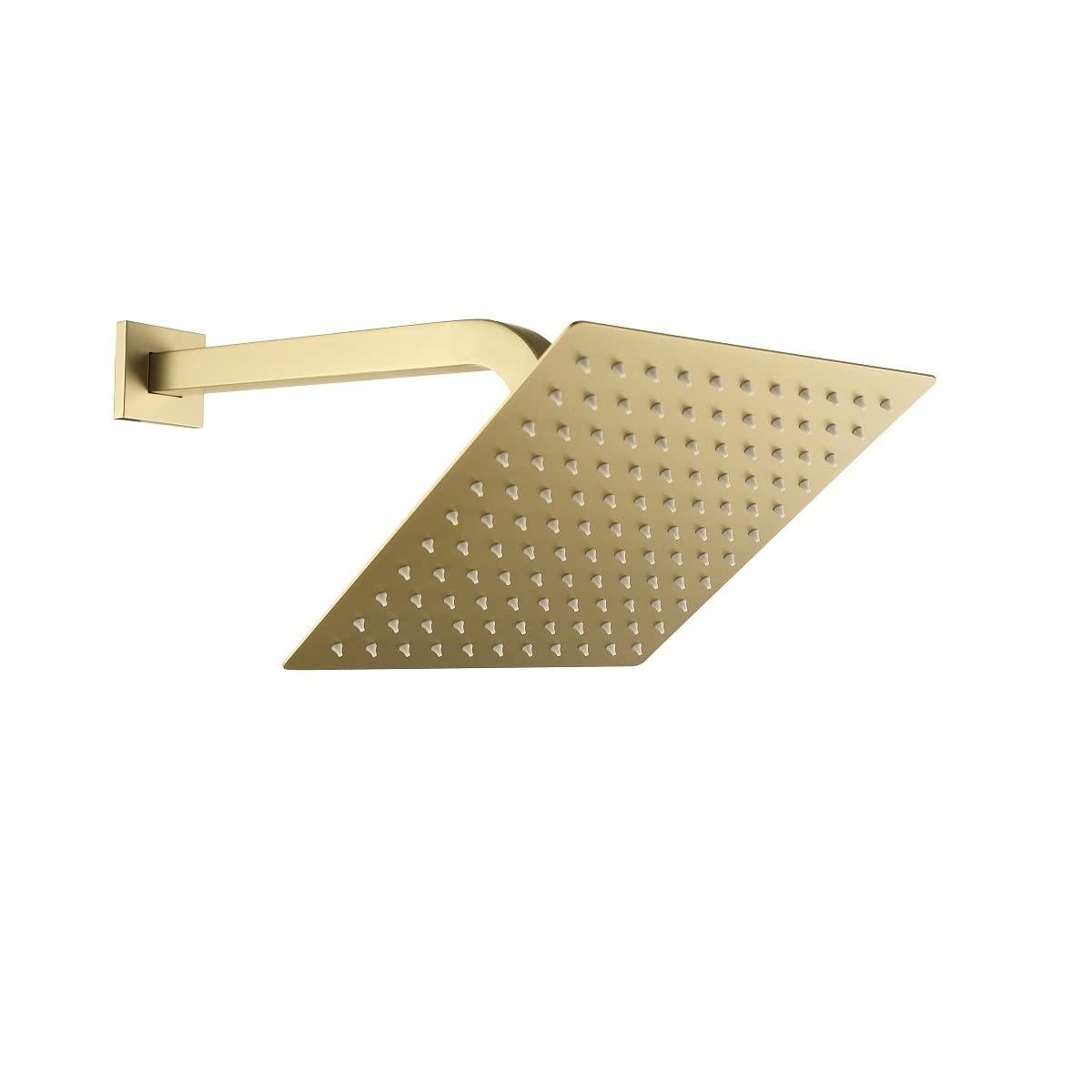 Brushed Gold Bathtub Shower System - 10 Inch Rainfall Shower Head with Handheld Sprayer & Tub Faucet - Luxury Bathroom Fixture Set for Spa-Like Experience at Home