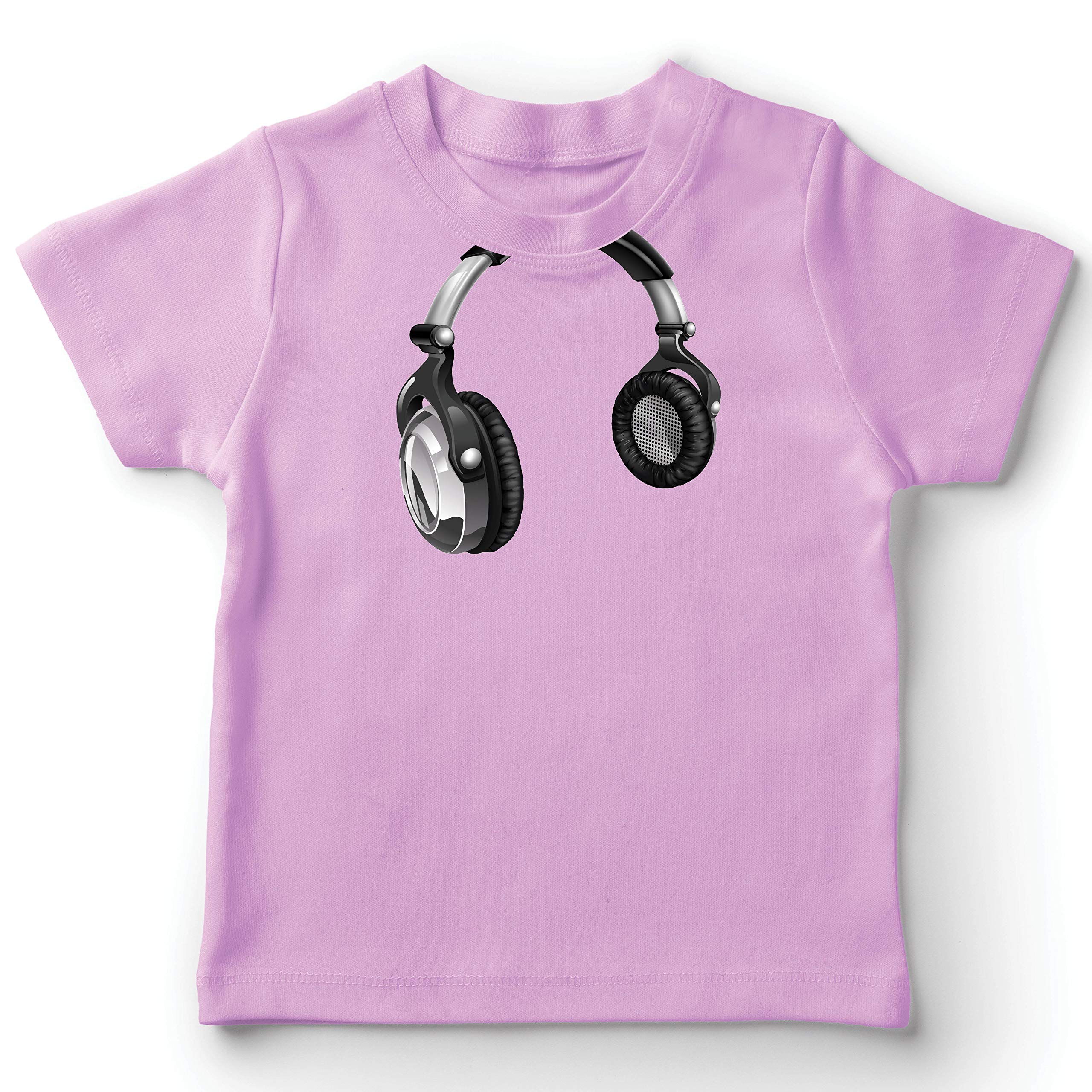 Lepni.me Kids T-Shirt - Vintage DJ & Headphone Graphic Tee for Young Music Lovers - Perfect Birthday Gift & Casual Wear for Boys & Girls