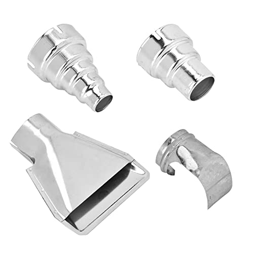 4Pcs Heat Air Nozzle Kit for Industrial Tools - Electric Heat Gun Accessories, Shrink Wrap Tips, Soldering Nozzles & Blower Mouth Attachments - Perfect for Shrink Wrapping, Soldering, and DIY Projects