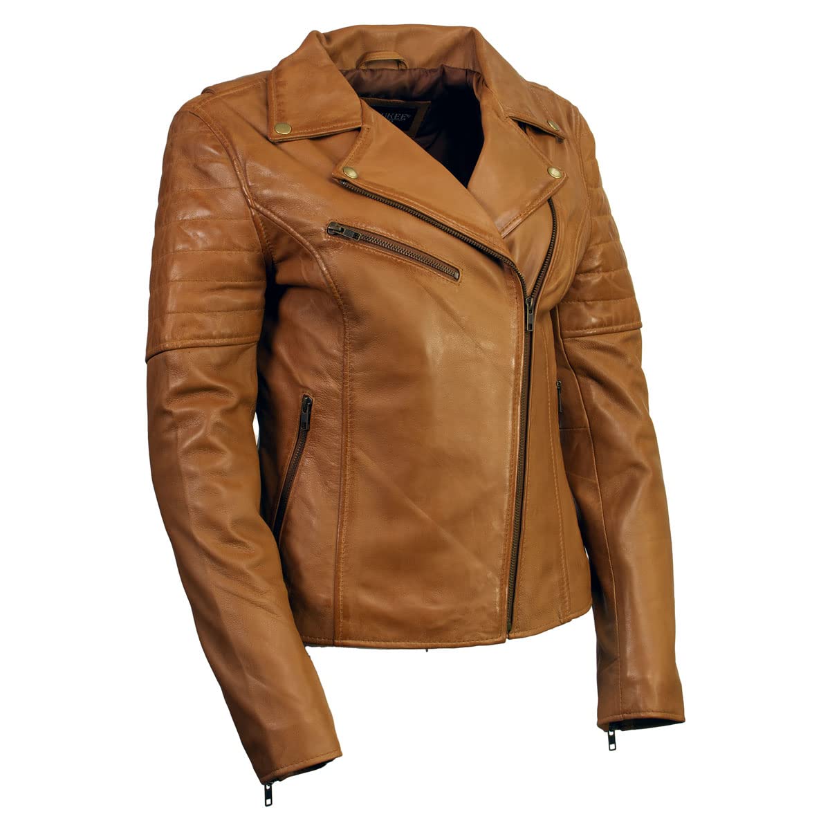Milwaukee Leather SFL2870 Women's Duchess Black Leather Moto Jacket - Stylish Biker Jacket for Riding & Casual Wear | Perfect for Motorcycle Enthusiasts & Fashion Lovers