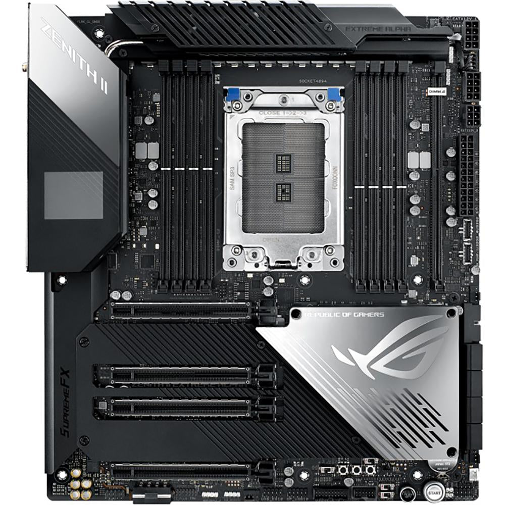 ASUS ROG Zenith II Extreme Alpha AMD sTRX4 Motherboard - Premium Gaming & Content Creation PC Build - Perfect for High-End Gaming Rigs, Streaming Setups & Professional Workstations