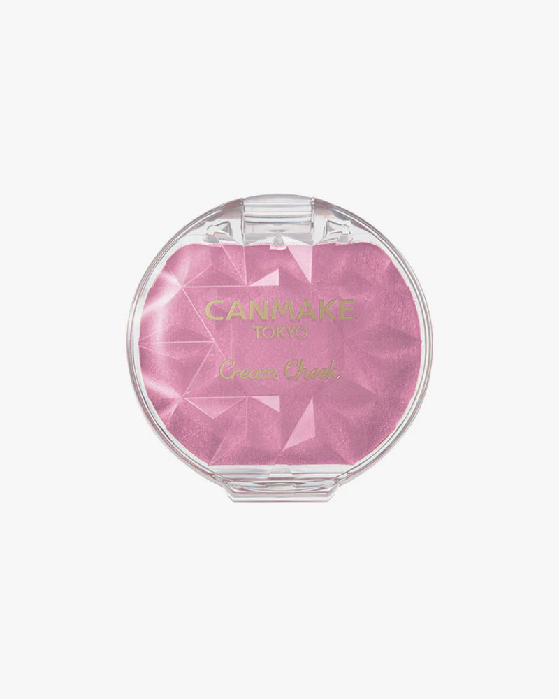 CANMAKE Cream Cheek Blush - Japanese Cream Blush Makeup for Natural Flush, Long-Lasting & Blendable - Perfect for Everyday Wear & Special Occasions
