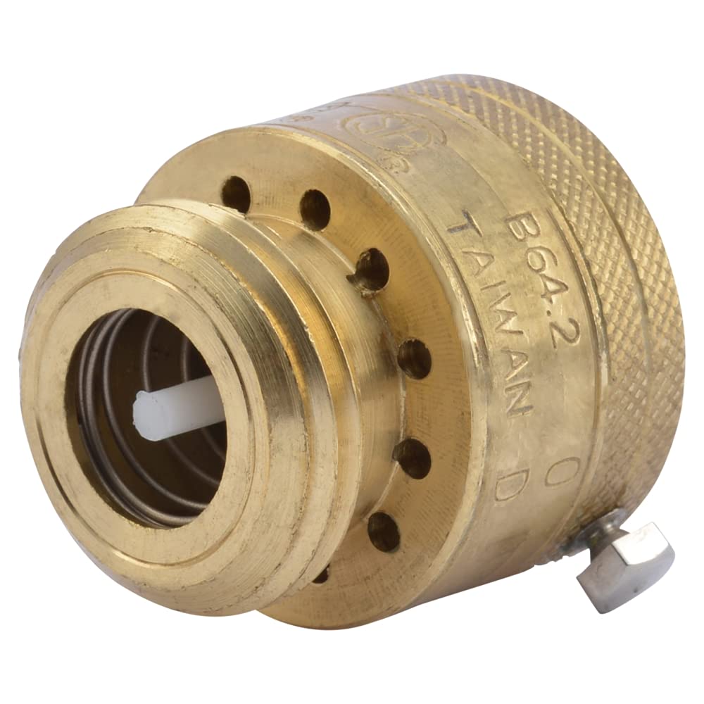 Cash Acme 17148-0000 V3 Vacuum Breaker - 1 Pack Brass Plumbing Valve for Water Supply Systems | Ideal for Irrigation, Sprinkler & Backflow Prevention