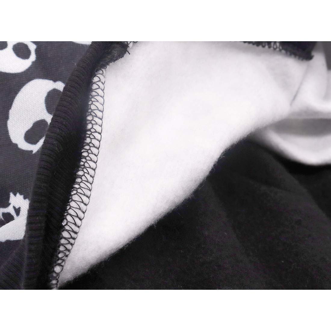 Halloween Dog Hoodie with Pocket - Fleece-Lined Winter Dog Sweater for Medium & Large Dogs, Black Skeleton Costume Pullover - Perfect for Halloween Parties & Cold Weather Outings