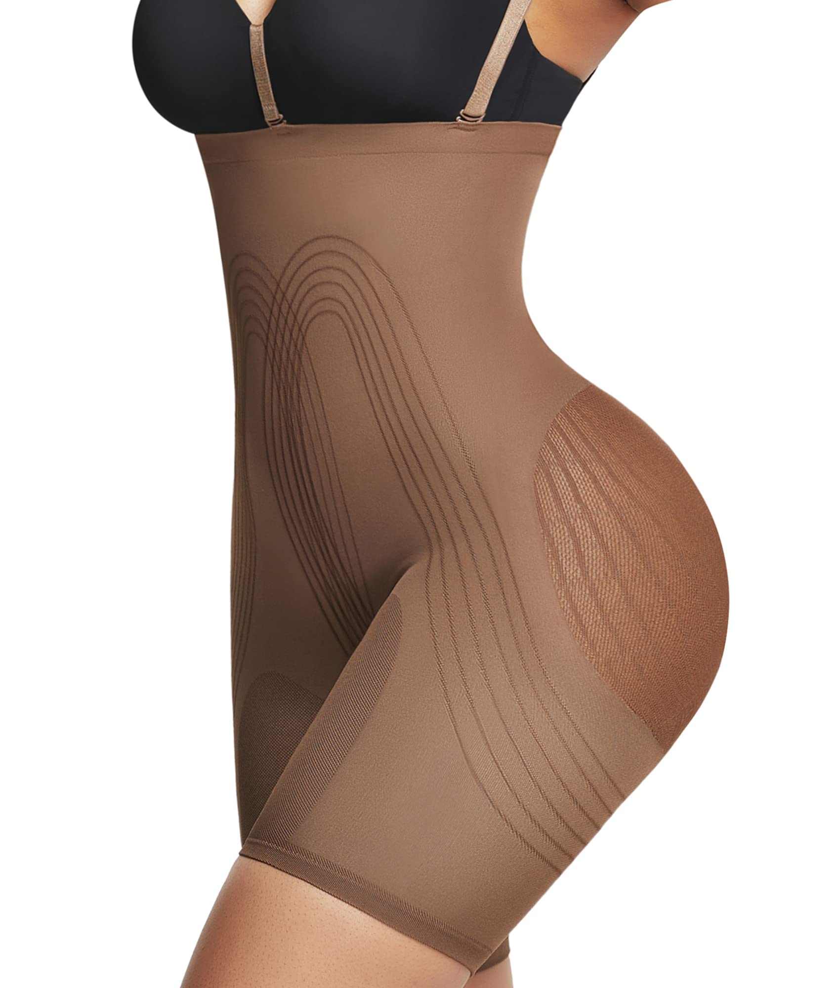 FeelinGirl Butt Lifting Shapewear for Women - High Waist Colombian Fajas Body Shaper with Tummy Control | Perfect for Waist Training, Postpartum Recovery & Special Occasions