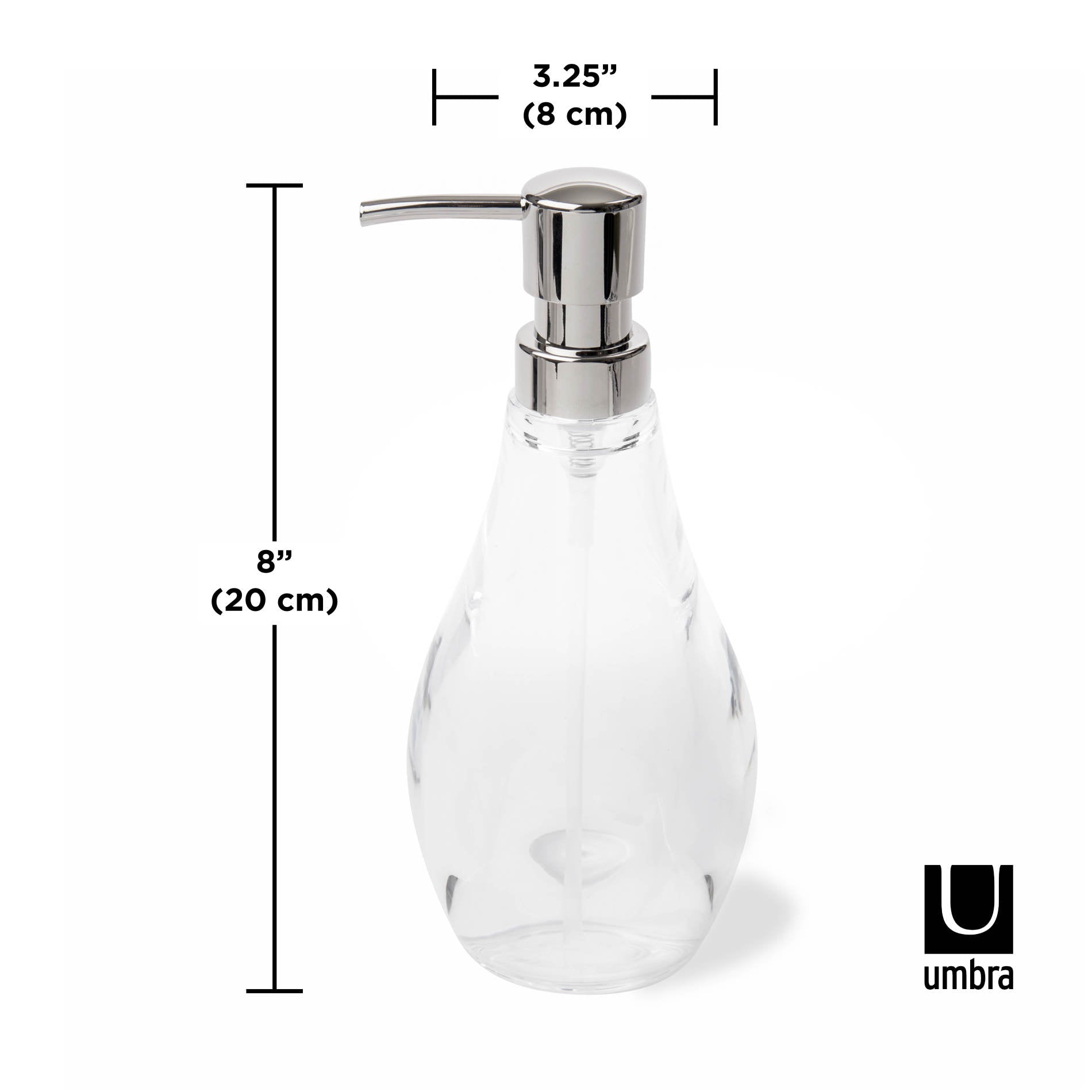 Premium Droplet Soap Dispenser - Elegant Touchless Automatic Liquid Soap Pump for Bathroom & Kitchen - Perfect for Home, Office, and Restaurant Use