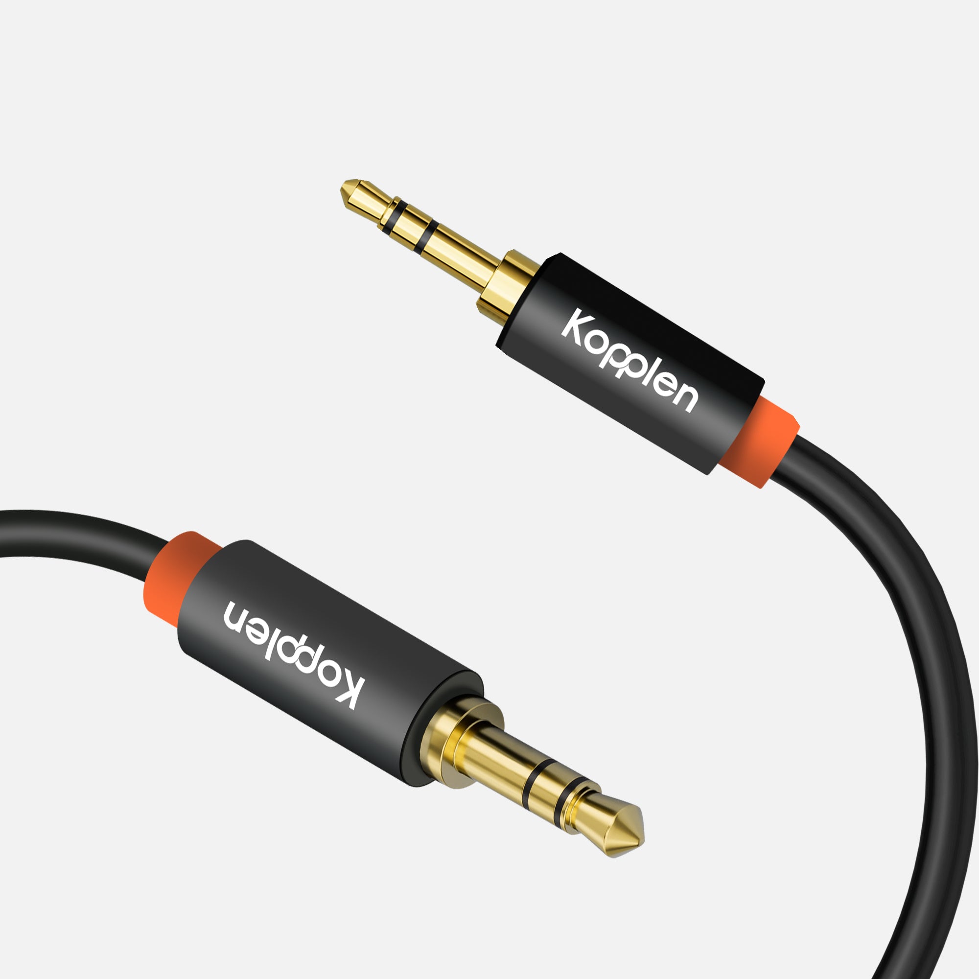 Premium 3.5mm Audio Cable with Gold Plated Connectors - 1m/3.3ft Stereo Aux Cable for Headphones, Speakers & Car Audio Systems