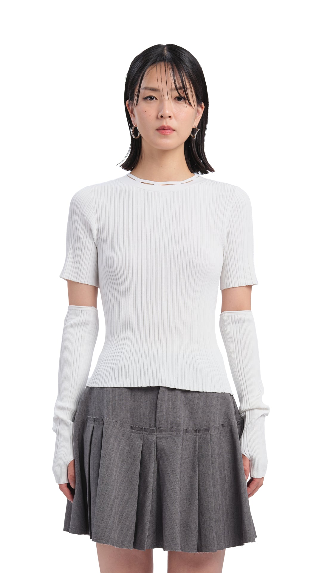 Cozy Knit Sweater with Detachable Hand Warmer Pockets - Warm & Stylish Winter Pullover for Women & Men - Perfect for Outdoor Activities, Hiking, and Cold Weather Fashion