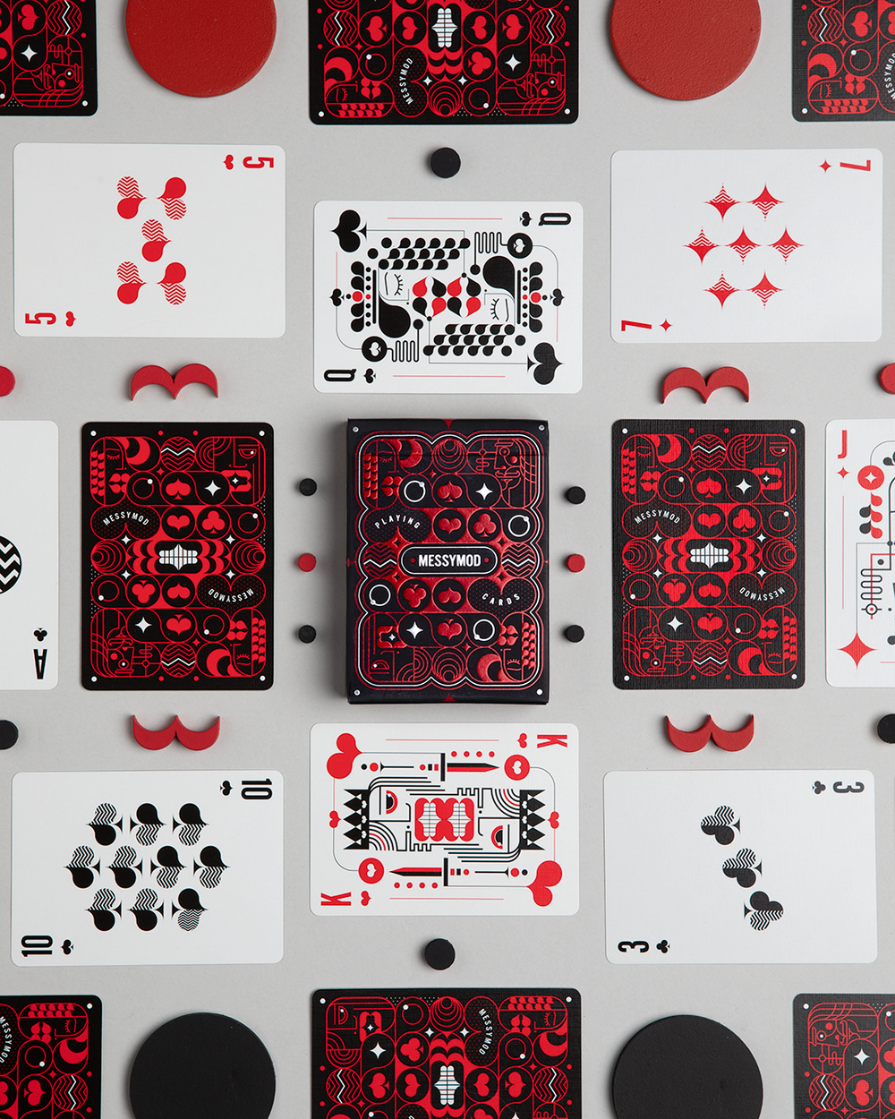 Messymod Playing Cards - Edition 2 | Premium Quality Poker Cards for Magic Tricks, Card Games & Collectibles | Perfect for Parties, Game Nights & Gifts