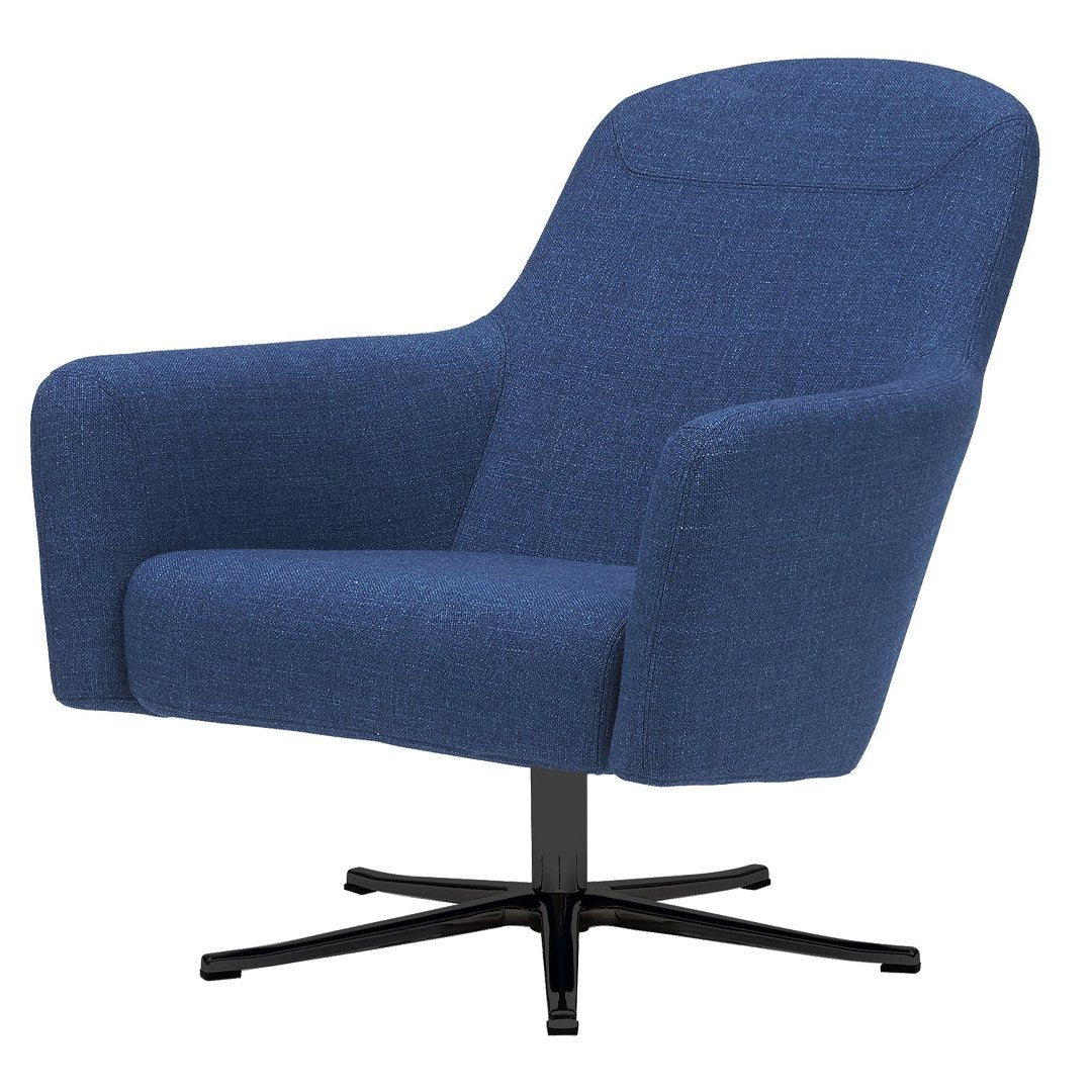 Havana Low Swivel Chair - Modern Accent Lounge Chair for Living Room, Bedroom, or Office - 360 Degree Rotation for Comfortable Relaxation and Stylish Decor