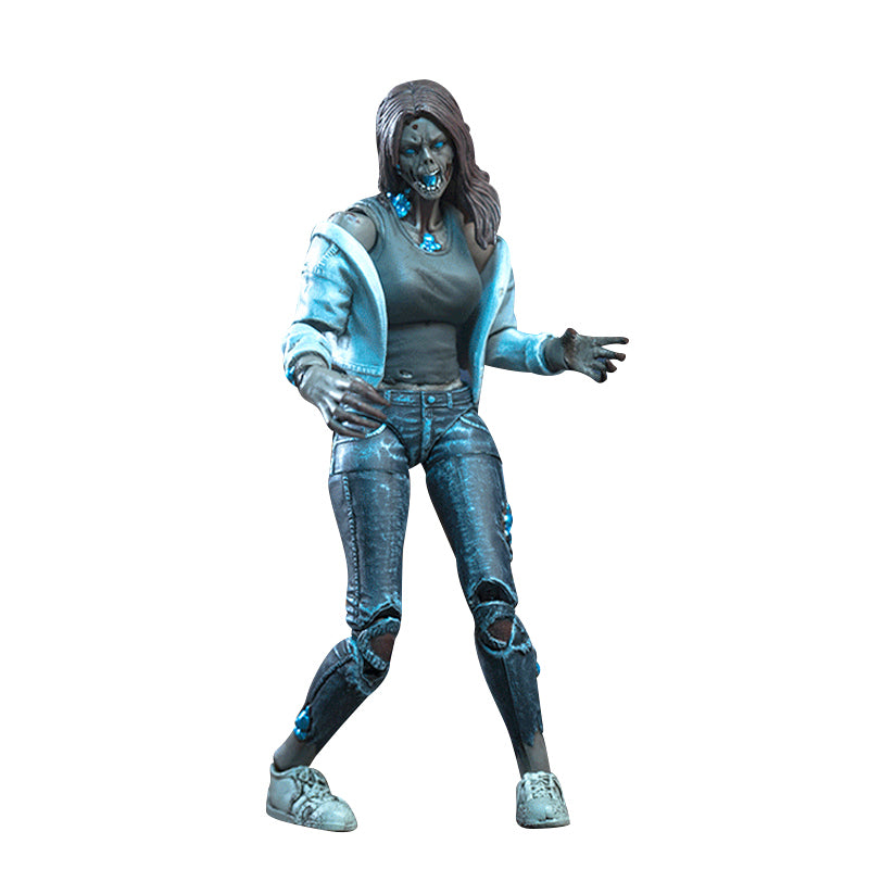 1/18 JOYTOY 3.75 Inch Action Figure - Life After Infected Person Zombie Series Collectible Toy for Horror Fans | Perfect for Display, Role Play, and Zombie Apocalypse Scenes