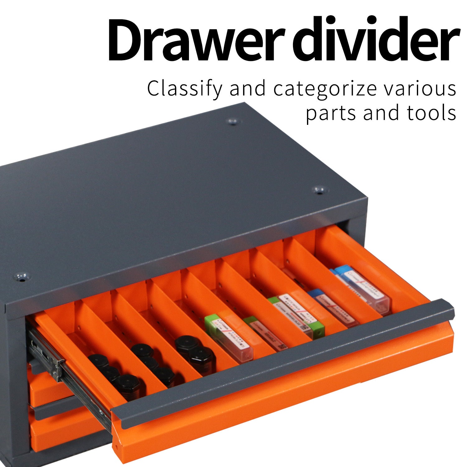 Premium HSS Drill Bit Storage Case - Organizer for Aluminum, Copper, Soft Alloy Steel & Wood (1/16