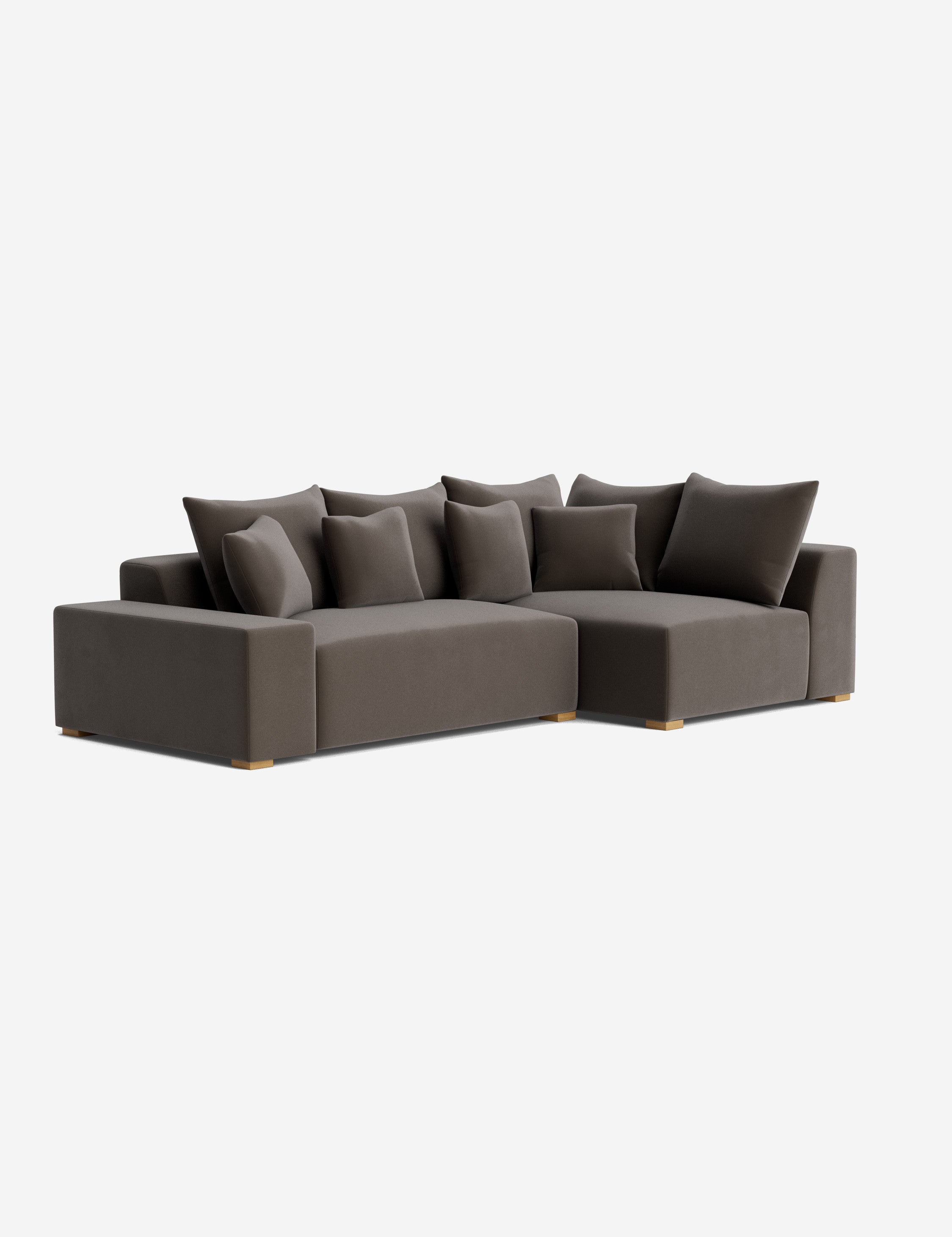 Modern Clayton Sectional Sofa - Comfortable L-Shaped Couch for Living Room, Family Room & Home Theater | Durable Upholstery & Stylish Design