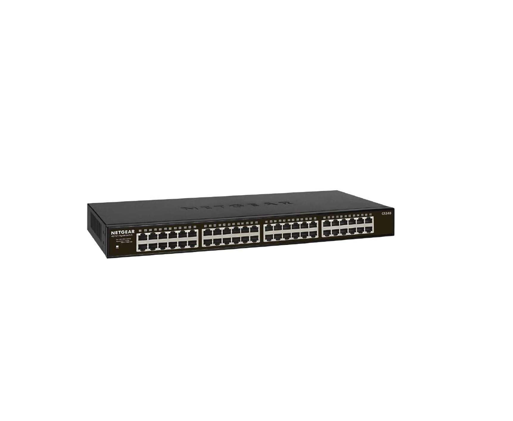 NETGEAR GS348 48-Port Gigabit Ethernet Switch | Desktop/Rackmount Network Switch | Plug-and-Play | Limited Lifetime Warranty | Ideal for Office, Data Center & Home Networking