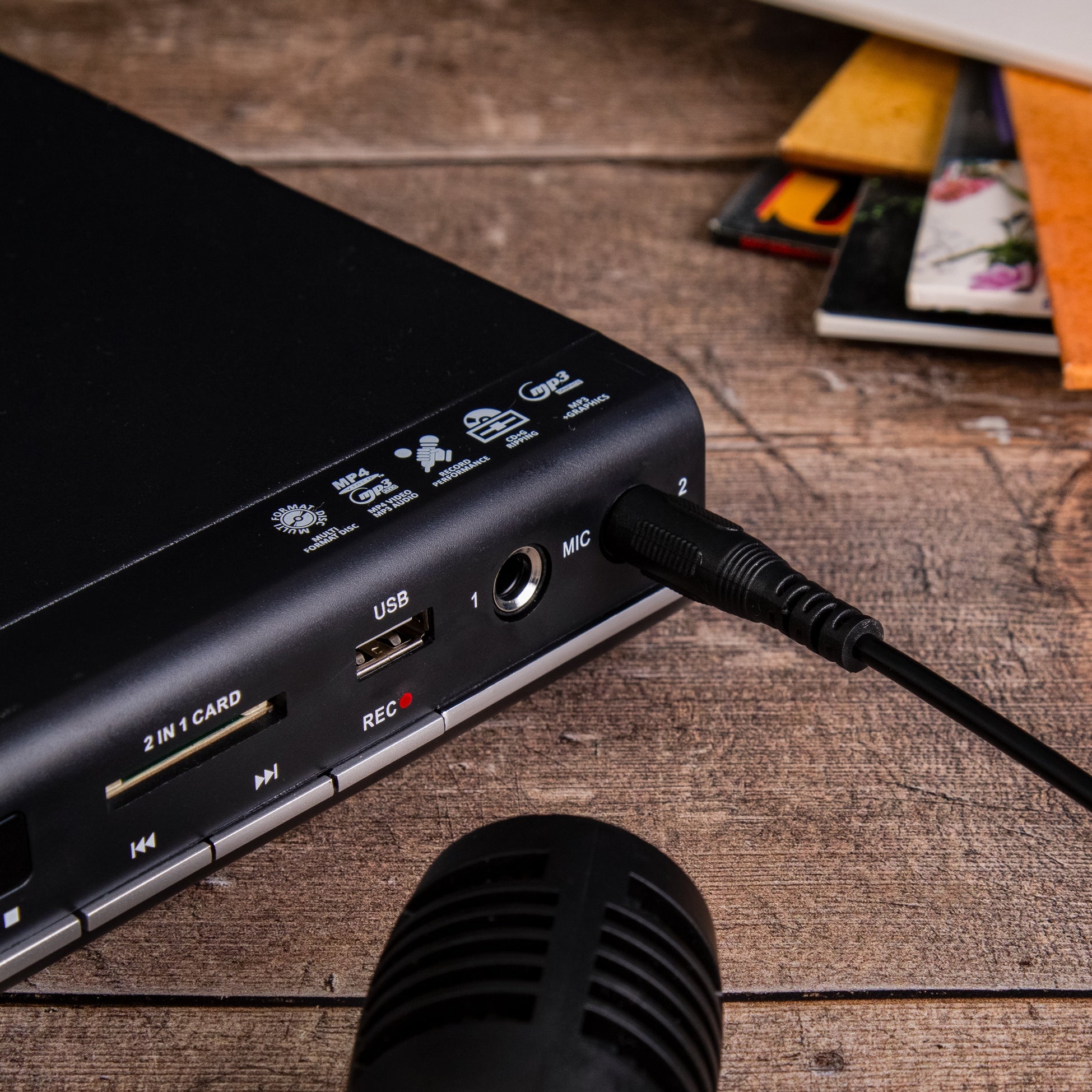 Mr Entertainer MKP100 Professional Karaoke Machine with Bluetooth - Perfect for Home Parties, Family Gatherings & Entertainment