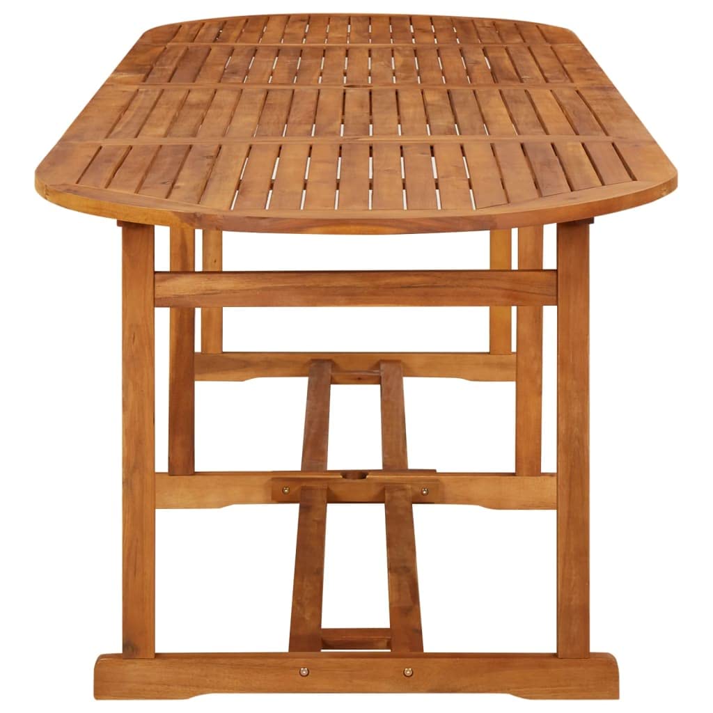 Solid Acacia Wood Outdoor Patio Table 110.2