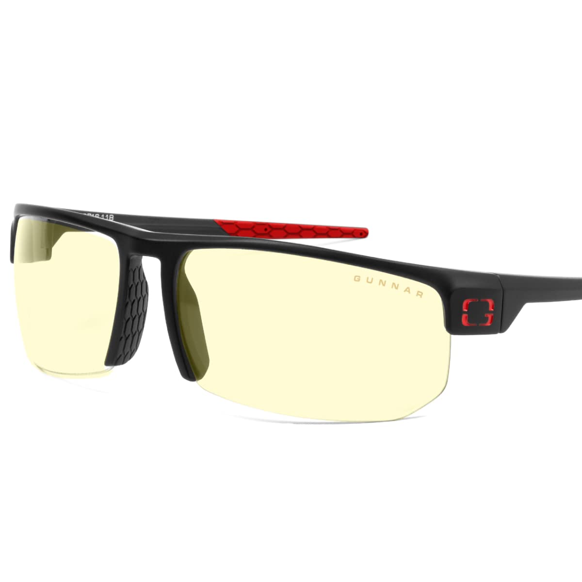 GUNNAR Torpedo 360/Onyx Gaming Glasses - Blue Light Blocking Glasses with 65% Blue Light Protection, UV400 Sun Lens & Anti-Reflective Coating - Reduce Eye Strain & Dryness for Gamers, Office Workers & Digital Screen Users