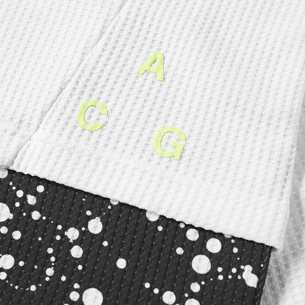 Nike Lab ACG Men's Long-Sleeve Top - Breathable Performance Shirt for Hiking & Outdoor Activities (White, Large)