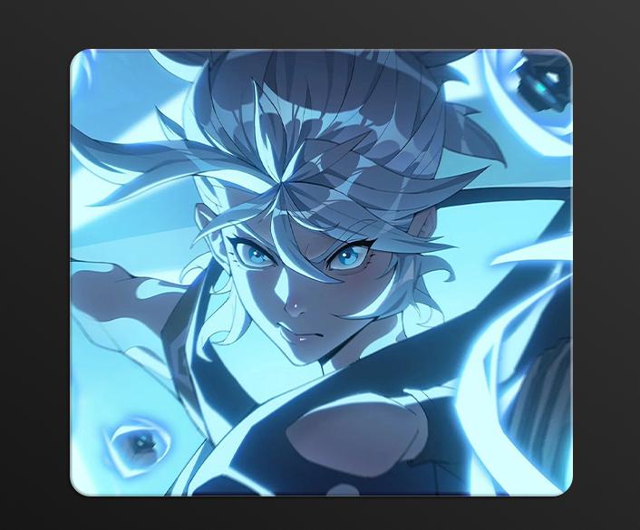 Premium Glass Gaming Mouse Pad - Smooth Surface for Precision Control - Ideal for PC, Laptop & Office Use - Cool LED RGB Lighting Effects for Gamers & Professionals