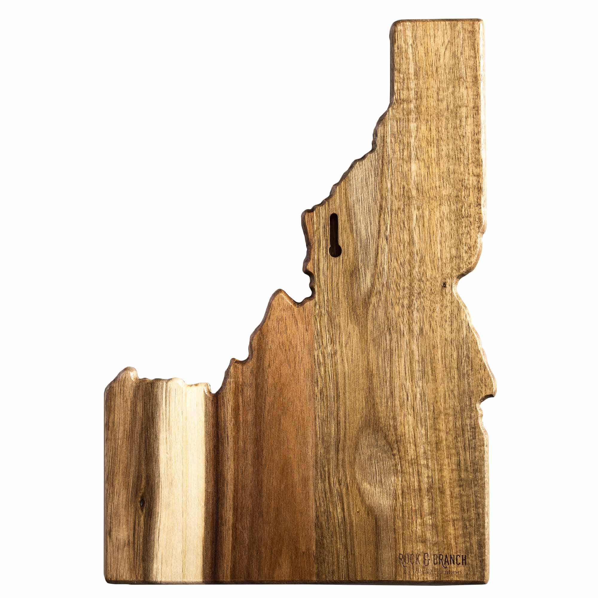 Premium Rock & Branch® Origins Series Idaho Cutting Board - Handcrafted Wooden Chopping Board for Kitchen, Butcher Block for Meat & Vegetables - Perfect Gift for Home Chefs & Cooking Enthusiasts