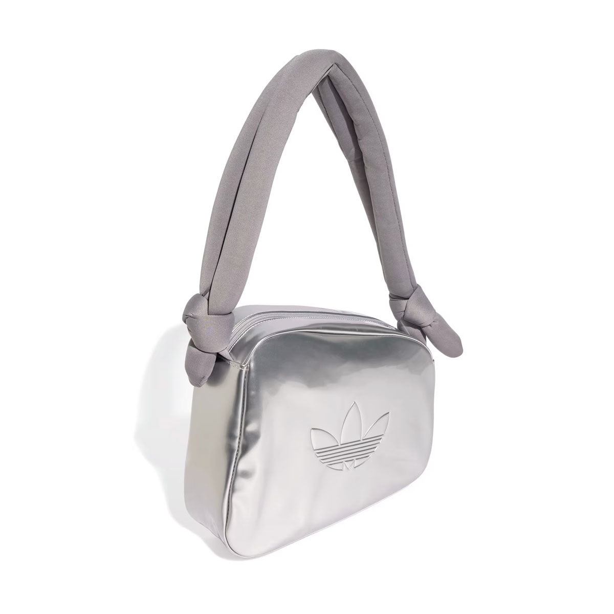 Silver Metallic Airline Travel Bag - Durable Carry-On Luggage for Business Trips & Vacations | Perfect for Flight Attendants & Frequent Flyers