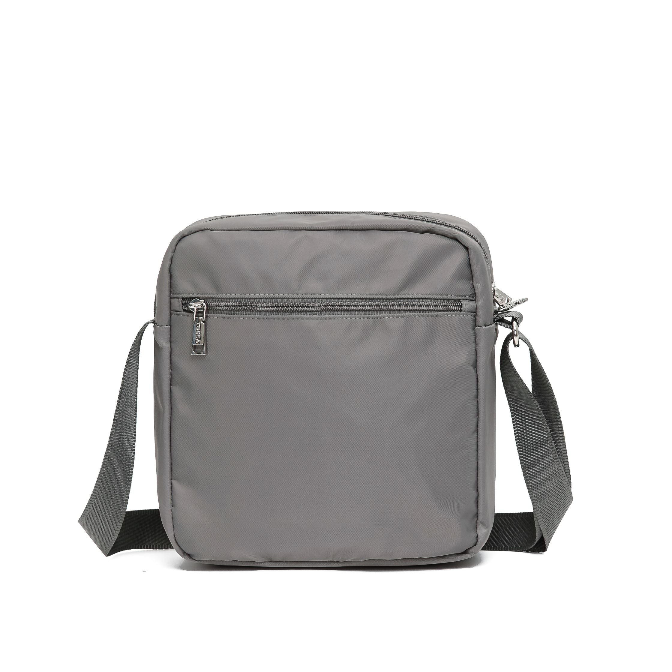 Tosca TCA954 Anti-Theft Square Shoulder Bag for Women - Secure Khaki Crossbody Purse for Travel, Work & Daily Use