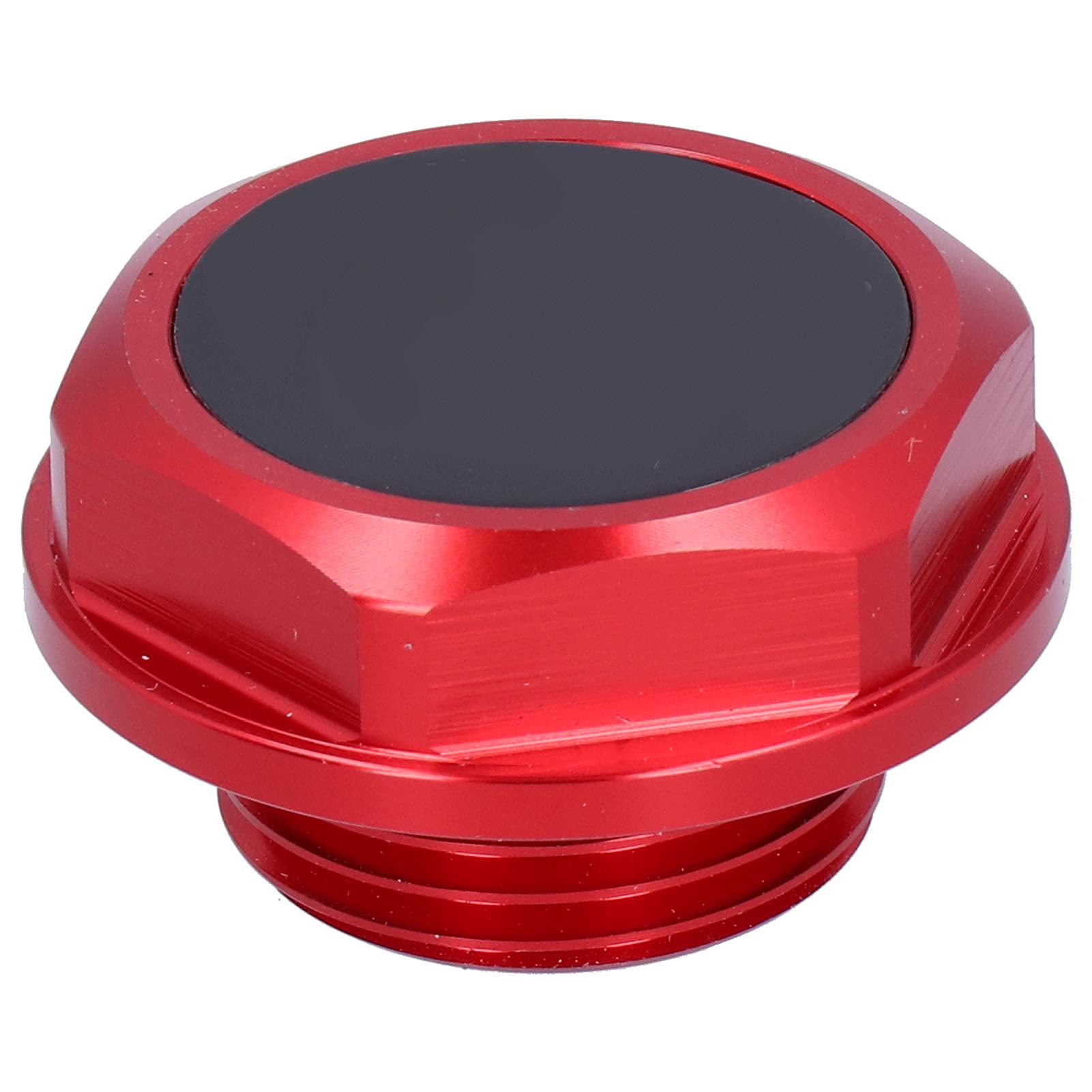 High-Quality Aluminum Alloy Anodized Engine Oil Filler Cover Replacement - Durable Car Oil Tank Cover Accessory (Red) - Perfect for Automotive Maintenance & Engine Protection