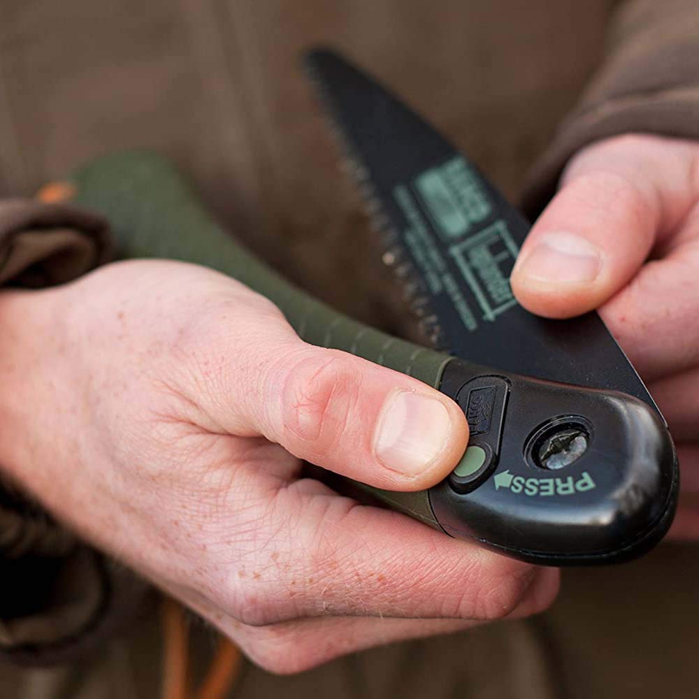 Laplander Folding Saw with 7-1/2 Inch Blade & 7 TPI - Compact Bushcraft Saw for Camping, Hiking, and Outdoor Survival Gear
