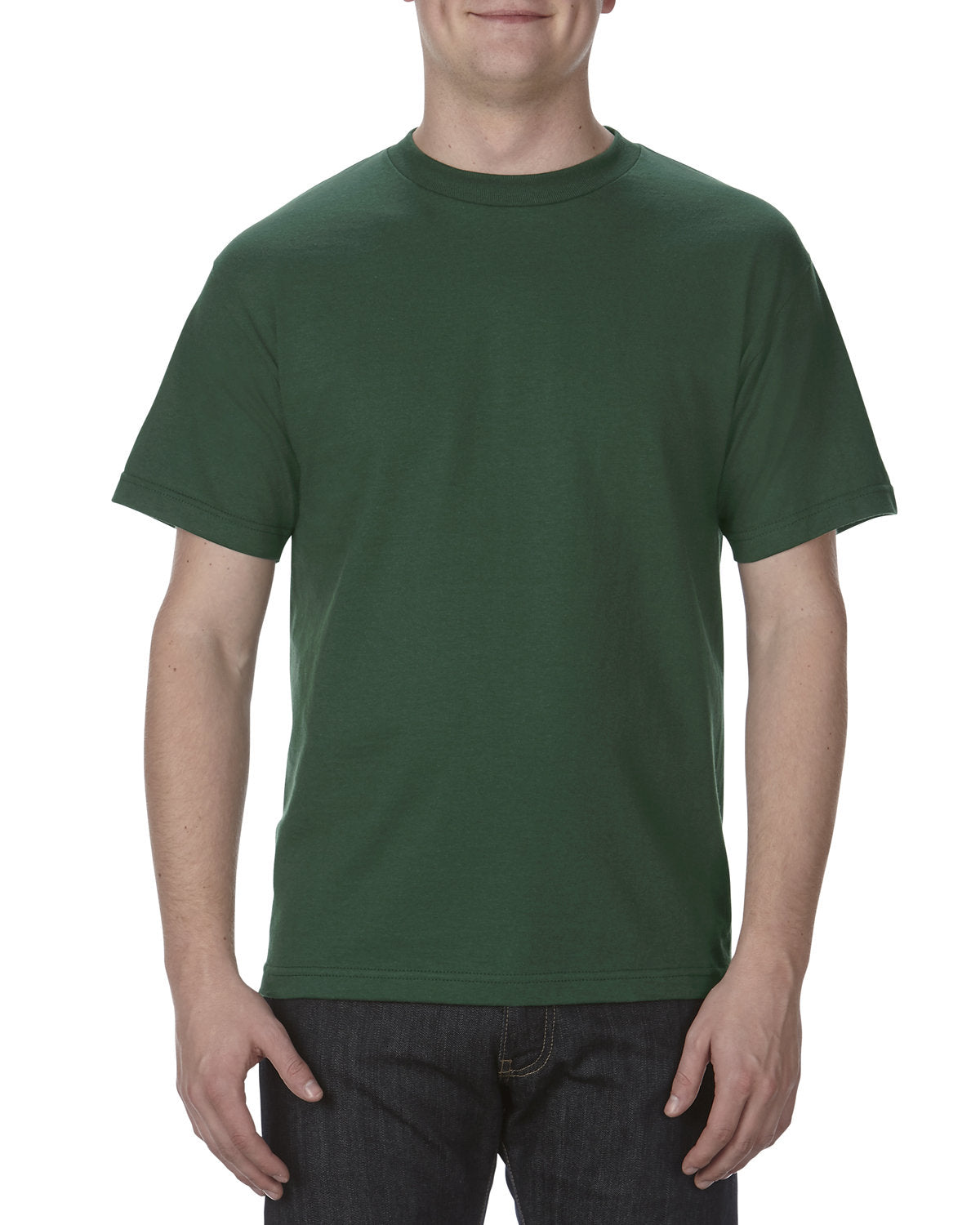Alstyle AL1301 Men's & Women's 6.0 oz 100% Cotton T-Shirt - Soft Comfortable Crew Neck Tee for Casual Wear, Gym, Workout & Everyday Use