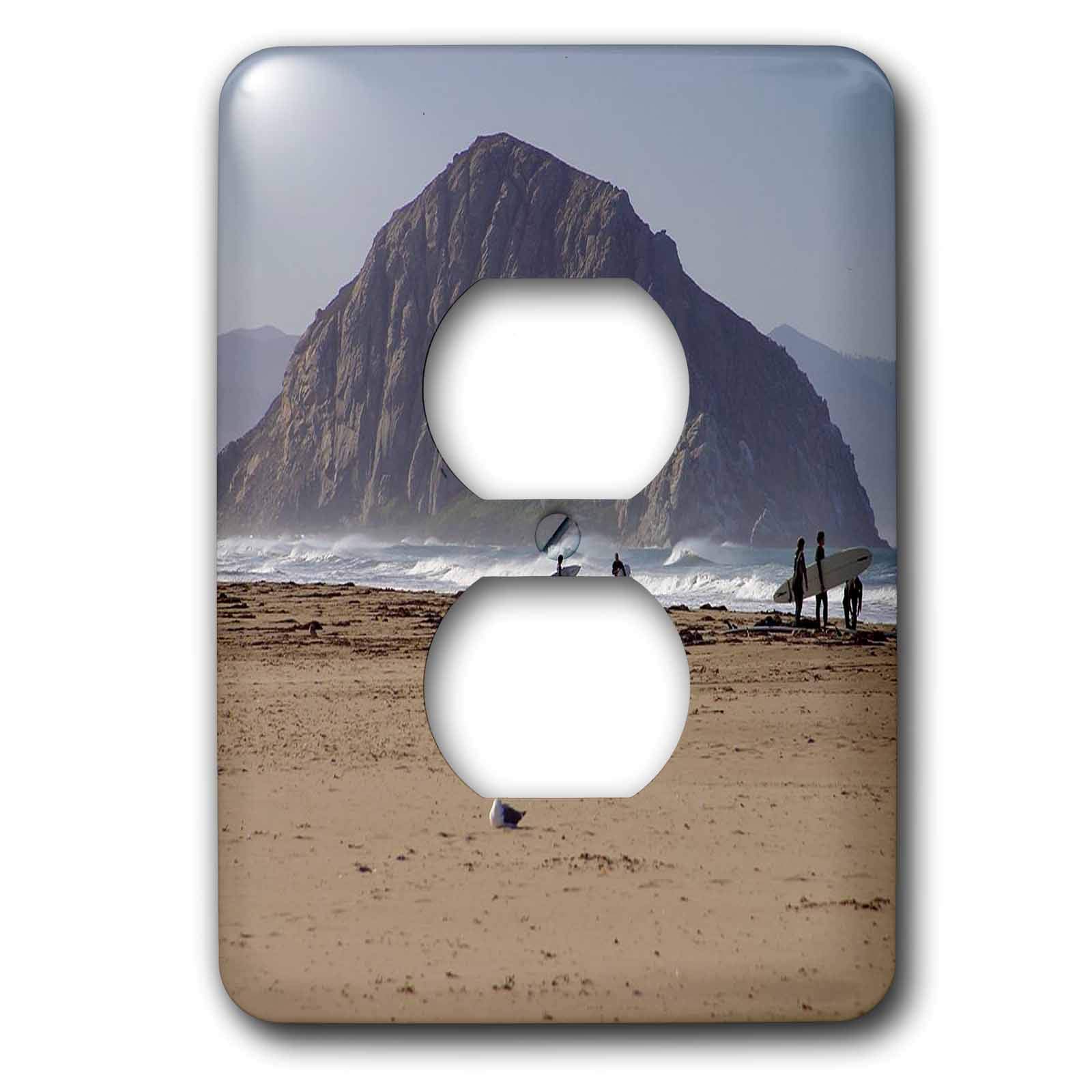3D Rose Morro Rock 2 Plug Outlet Cover - Decorative Electrical Wall Plate - Perfect for Home, Office & Nursery Decor
