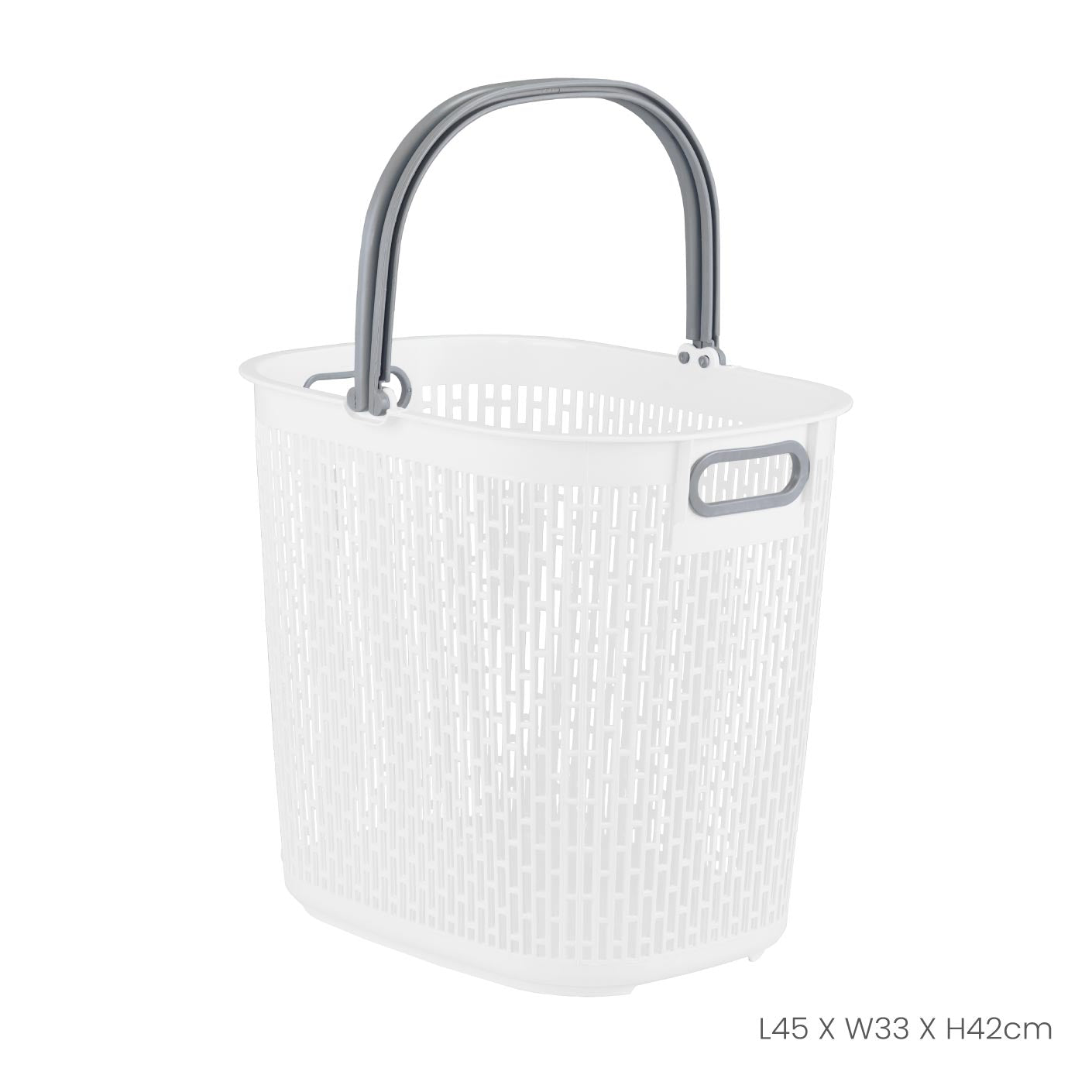 Portable Laundry Basket with Handles - Foldable Clothes Hamper for Home, Dorm, or Travel - Perfect for Organizing Clothes, Toys, and Linens (Model 9399)