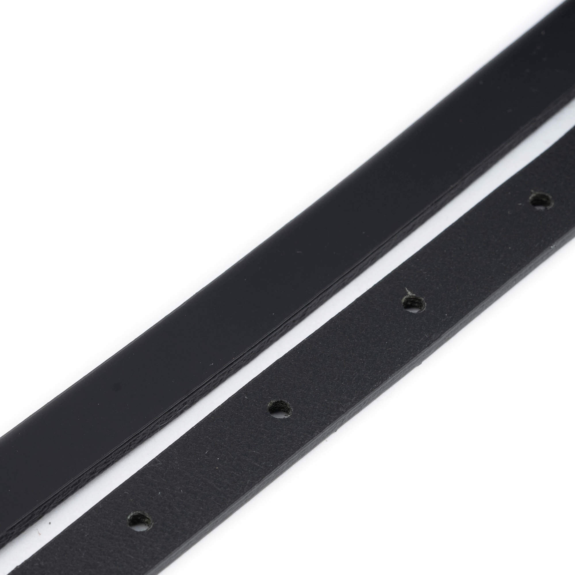 1.5cm Black Patent Leather Replacement Strap for Ferragamo Women's Buckles - Perfect for Handbag, Purse & Belt Accessory Repair