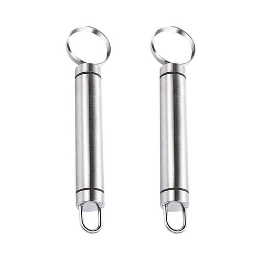 Stainless Steel Fruit Corer Remover Tool - Easy Apple Pear Peach Core Remover - 2 Pack Kitchen Gadgets for Baking, Fruit Platters & Healthy Snacks