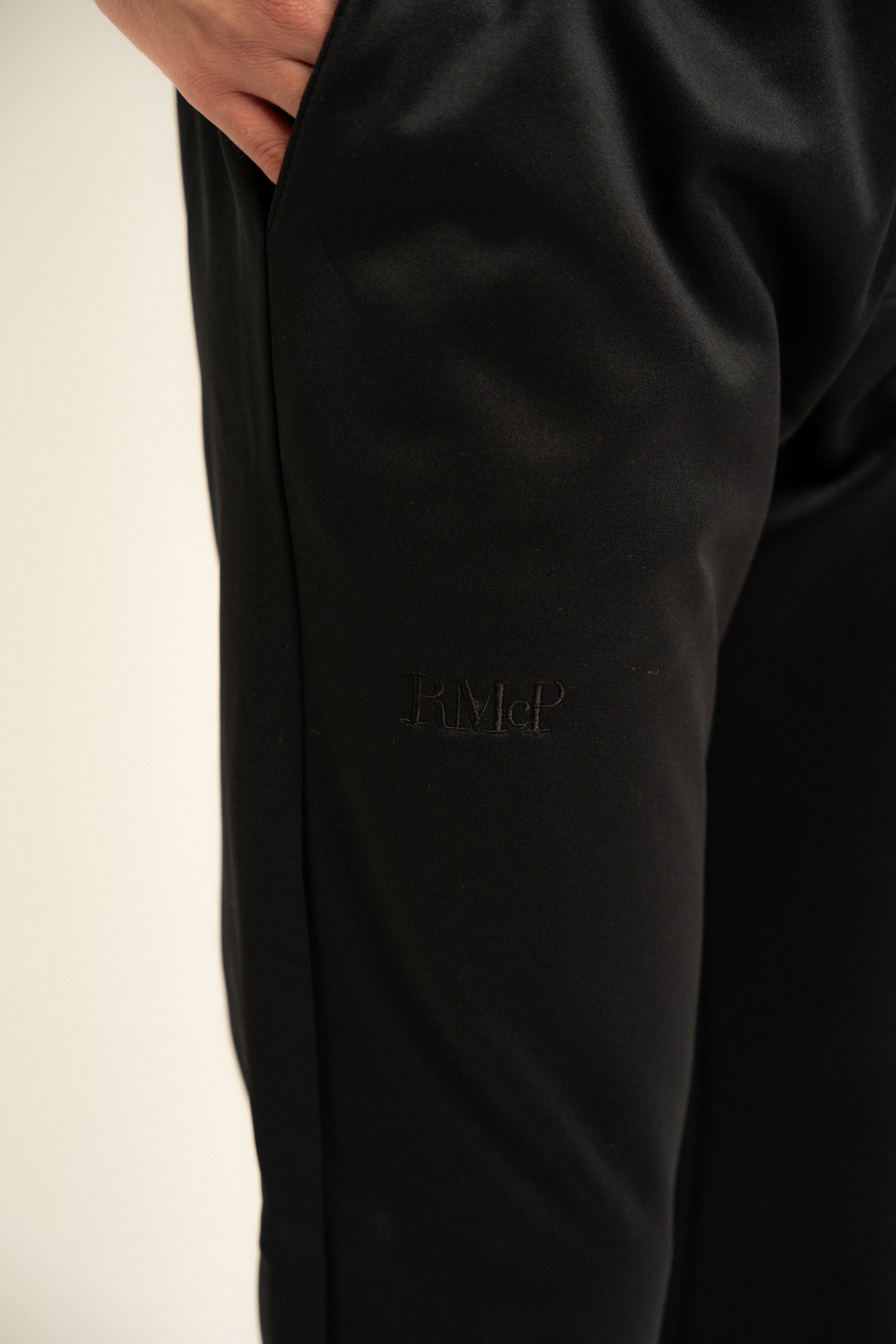 Men's Black Athletic Track Pants - Lightweight, Comfortable & Breathable for Running, Gym & Casual Wear